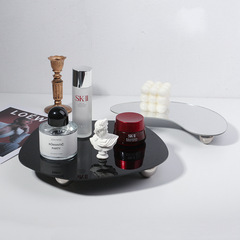 不規則幾何亞克力托盤ins冷淡風家居裝飾香薰底托擺件拍攝道具