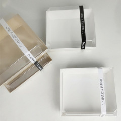 Sweet Treat Packaging Seals, Baking Packing Boxes, Self-Adhesive Labels, Coffee Cup Long Strip English Decorative Sticker
