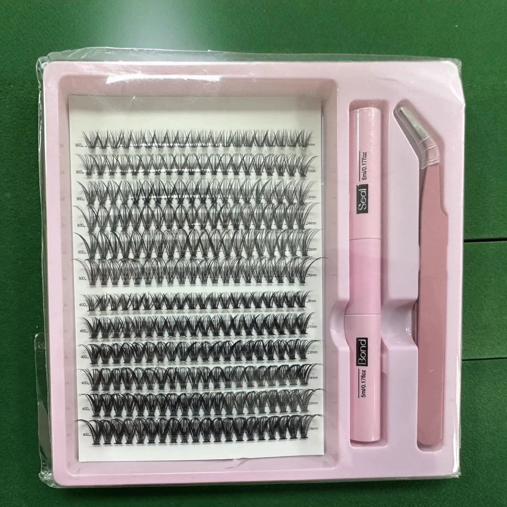 Кросс-бордер набор из 12 рядов 3DDIY ресницы 30D40D50D60D густые перекрестно сегментированные ложные ресницы набор иностранный торговый образец