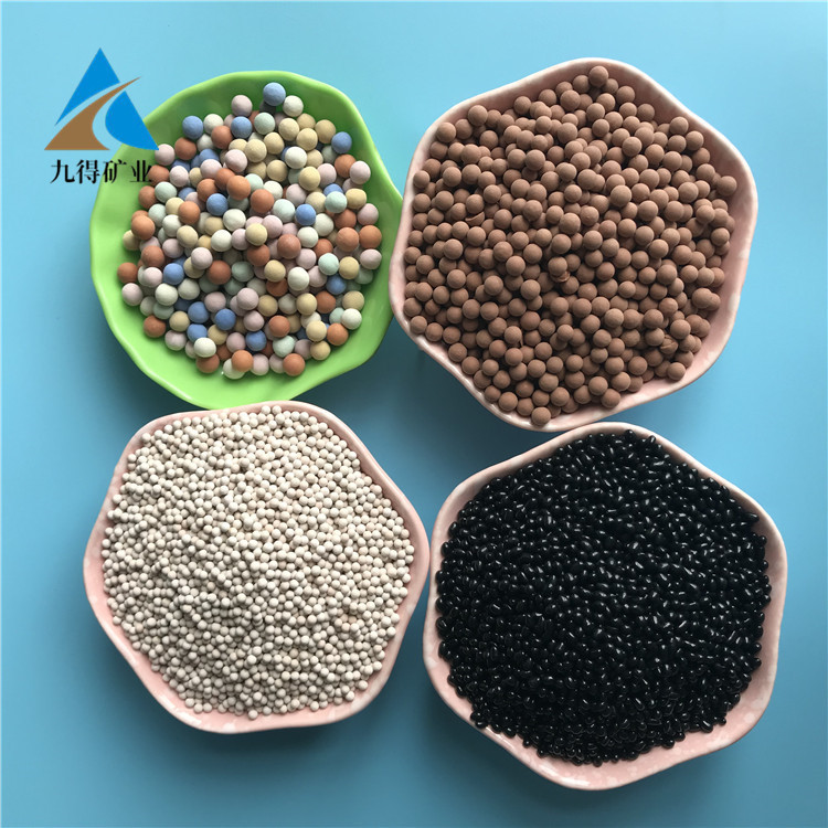 水处理电气石陶瓷球 负离子陶瓷球 枕头床垫填充黄土球 托玛琳球