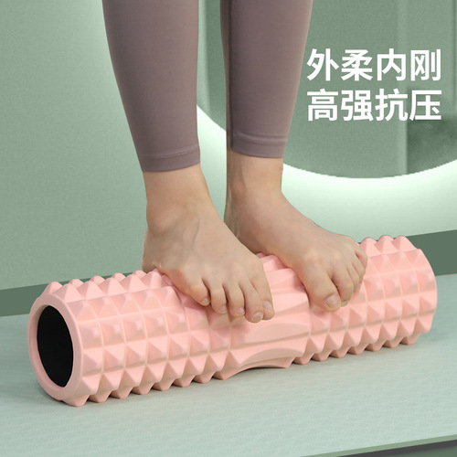 Foam roller muscle relaxation slim roller mace calf massage stick fitness professional equipment roller yoga column