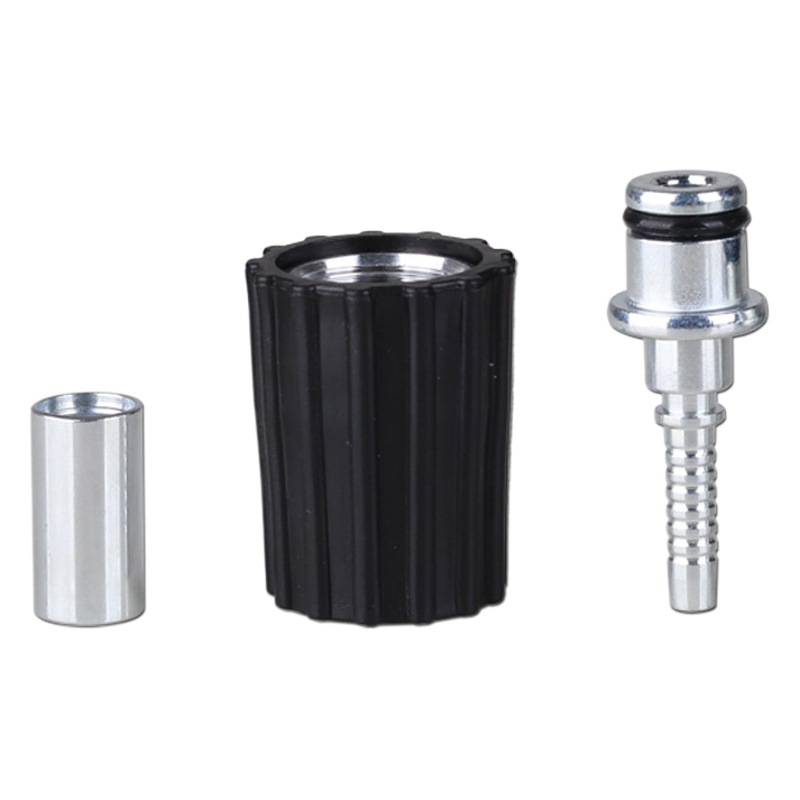 Fábrica al por mayor M14 alta presión arandela del coche conector de tubería 3-piece set M22 * 1,5 tornillo insertar 14/15mm Universal