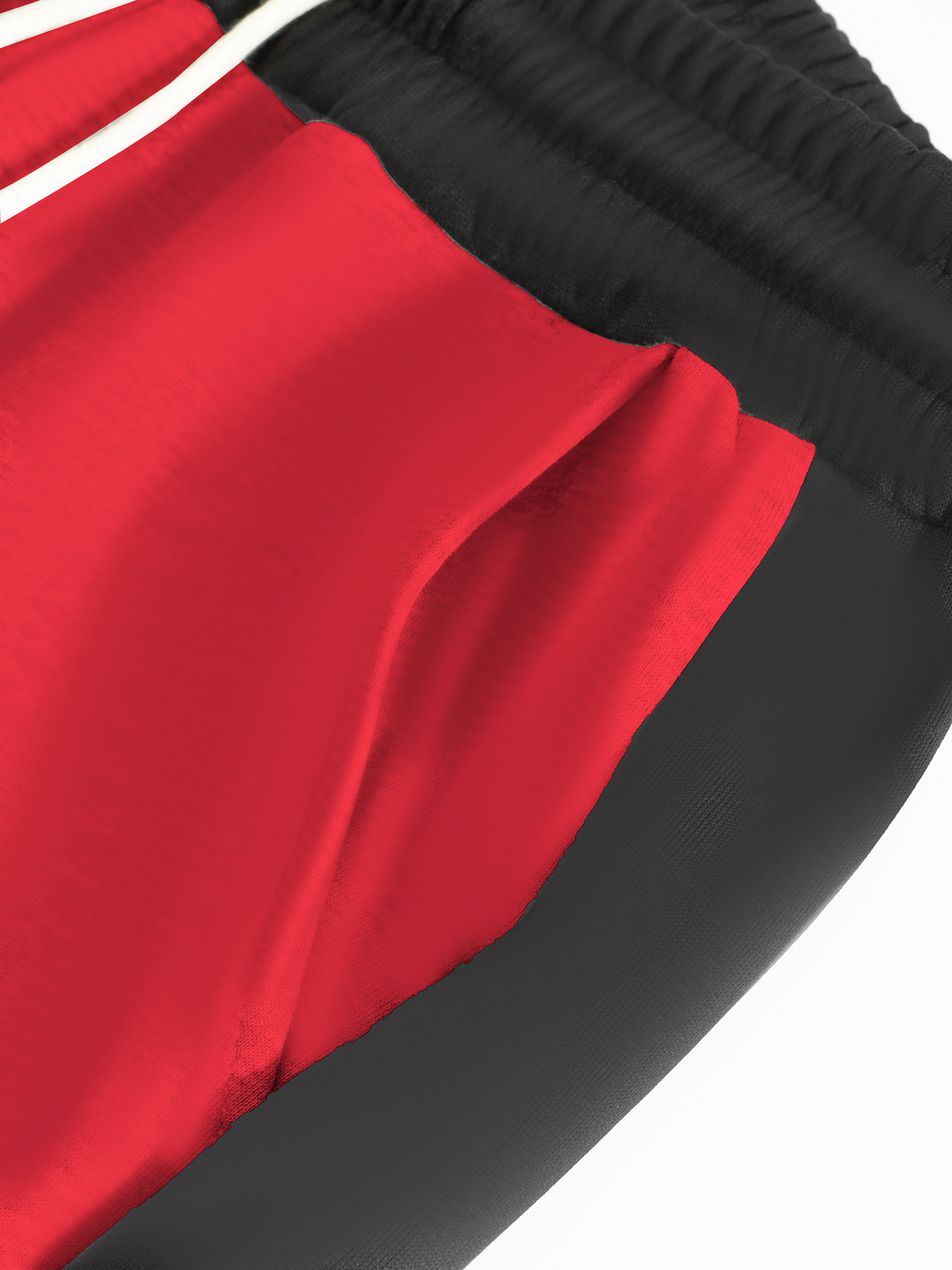 Modische Herren Freizeithose Mit Webband Und Farbblock Design_voghion.com