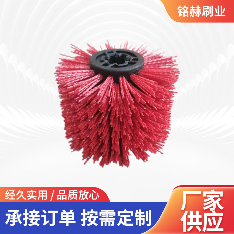 Abrasive Wire Cleaning Roller Brush Small Encrypted Non-Shedding Small Roller Brush Round Wheel Brush Special-Shaped Industrial Polishing Brush Abrasive Wire Cleaning Roller Brush Small Encrypted Non-Shedding Small Roller Brush Round Wheel Brush Special-Shaped Industrial Polishing Brush