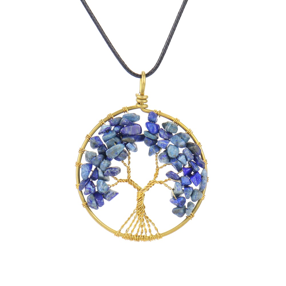 Retro Geometric Agate Plating Crystal Necklace 1 Piece