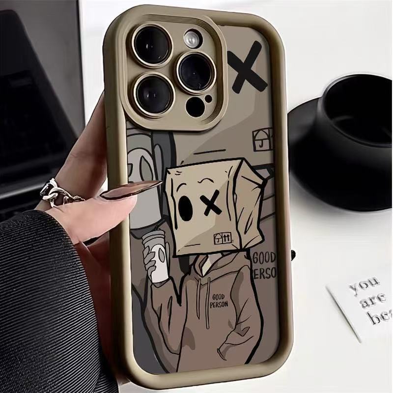 Funda para la cabeza, caja para teléfono móvil Apple 16 iphone15promax Europa y América 13/12/14 todo incluido anti-caída