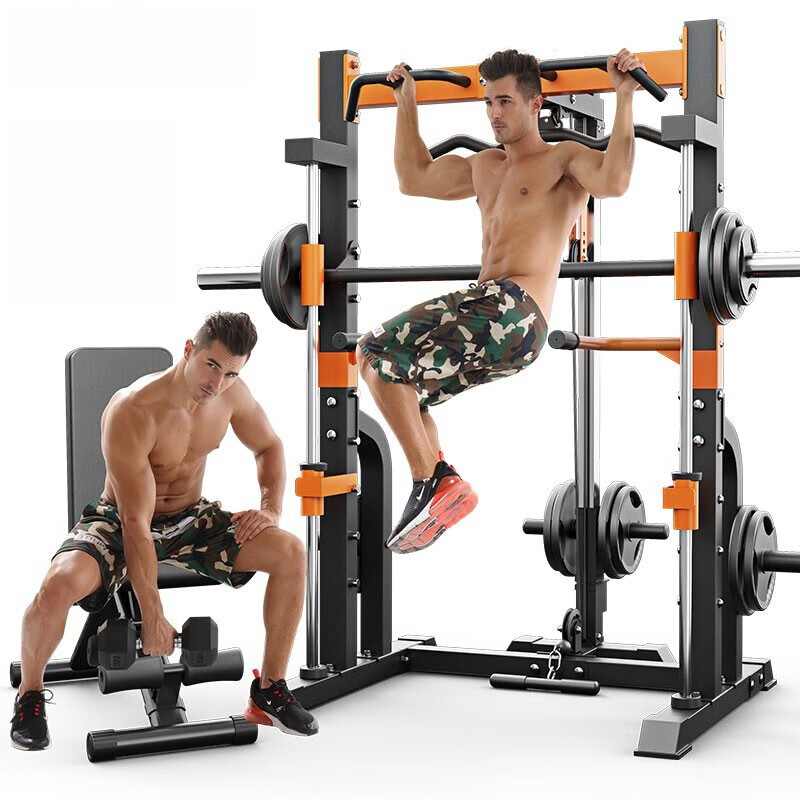 Máquina de entrenamiento integrado de la nueva ruta Smith pórtico comercial en cuclillas de cama de elevación reclinada gimnasio