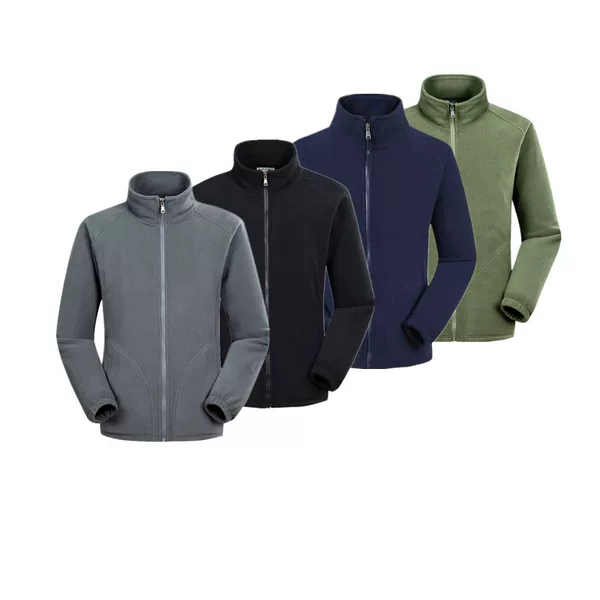 Outdoor Fleece Jacket Liner Men's Autumn and Winter Warm Polar Fleece Fleece Sweatshirt Sports Casual Jacket