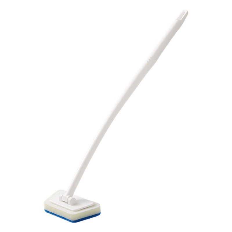 バスルームスポンジブラシクリエイティブ台形バスブラシ家庭用壁タイル床ブラシロングハンドルガラスドア洗浄ブラシ