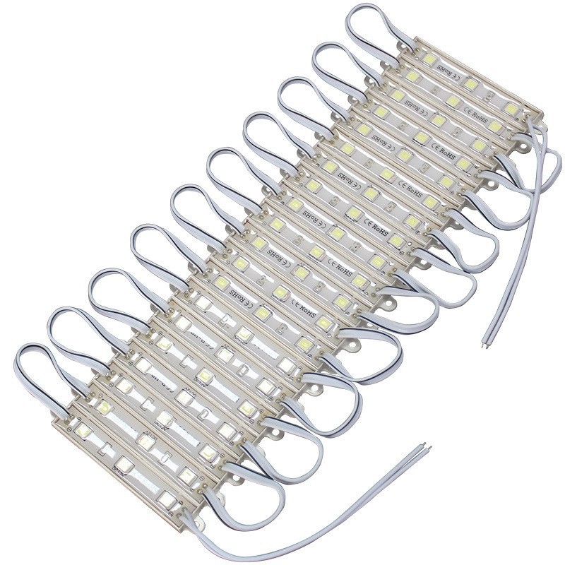 5054滴胶模组 防水模组 广告光源发光贴片LED灌胶模组 低压12V