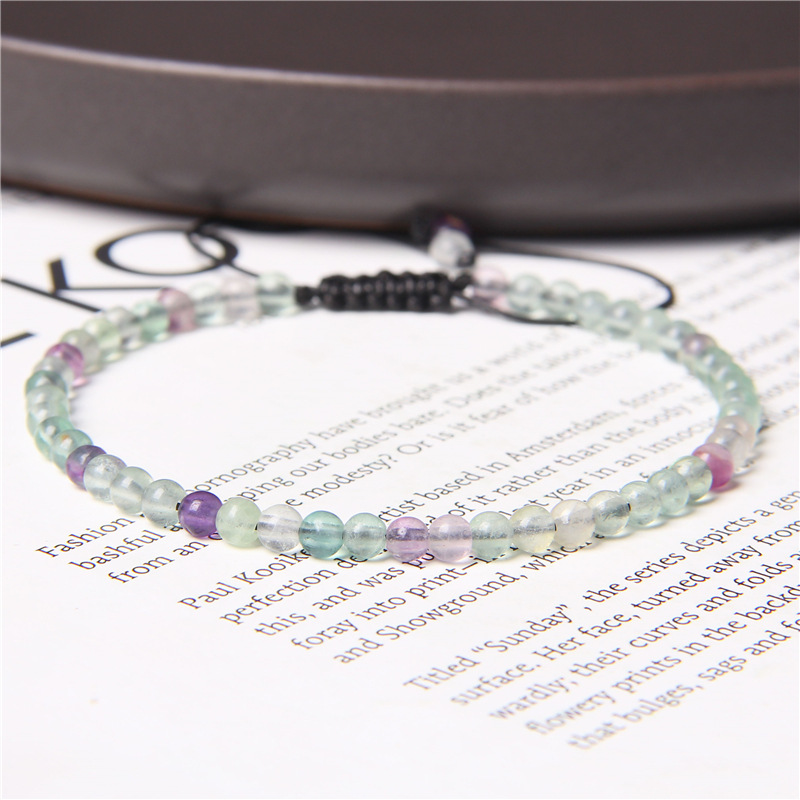 Fashion Solid Color natural stone Beaded Bracelets 1 Piece