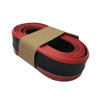 Qapı və bamper qoruyucu zolaqlar – modification - black-with-red-edge-25m