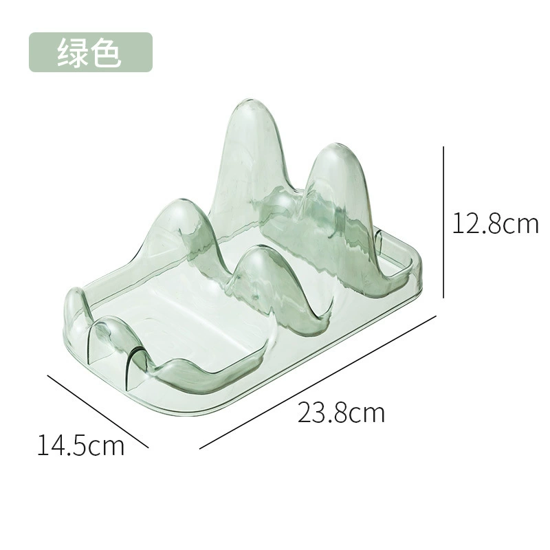 轻奢双层锅盖砧板架厨房台面透明锅铲勺子沥水架案板置物架放置器