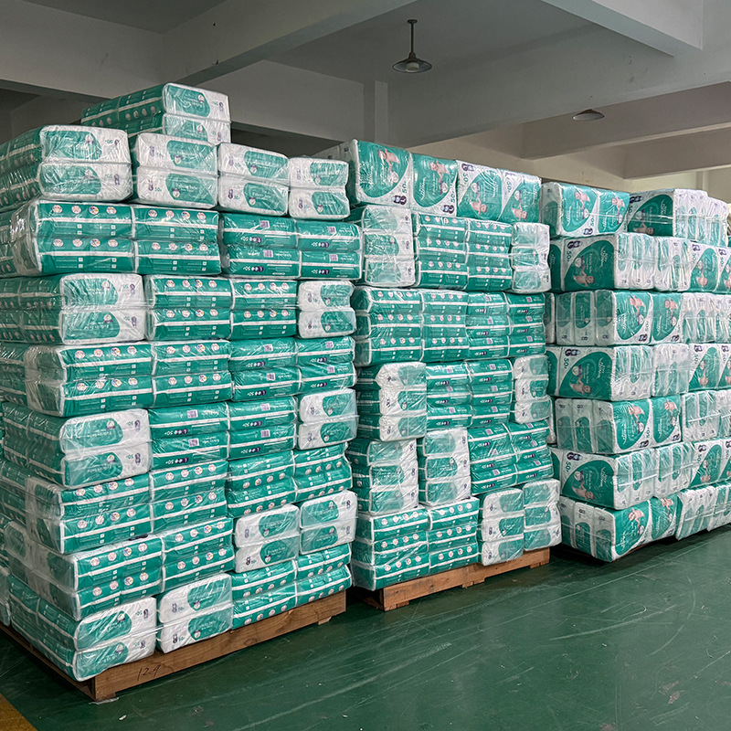 Comercio exterior pañales infantis fábrica de origen no húmedo exportación spot sudeste asiático Medio Oriente África y otros países pulpa de madera