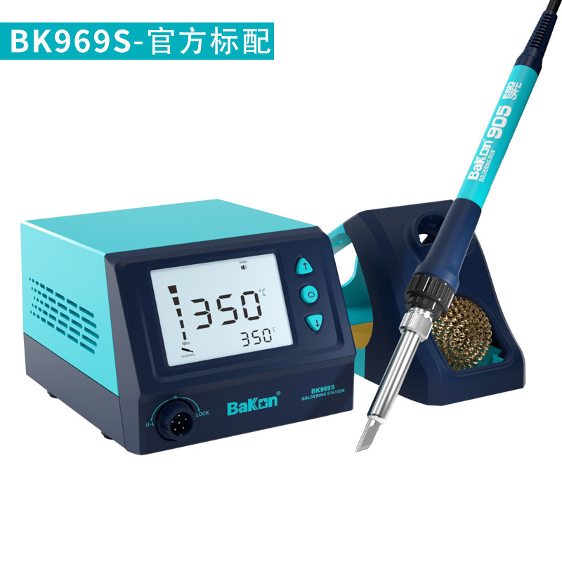 白光BK969大屏数显无铅恒温焊台家用电烙铁工业电焊台