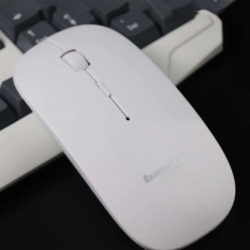 Mute wireless mouse, laptop, keyboard