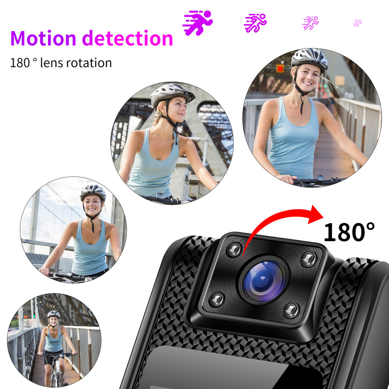 新しいハンドヘルドアウトドアスポーツ HD カメラポータブルバッククリップ WIFI 携帯電話相互接続法執行記録装置|undefined