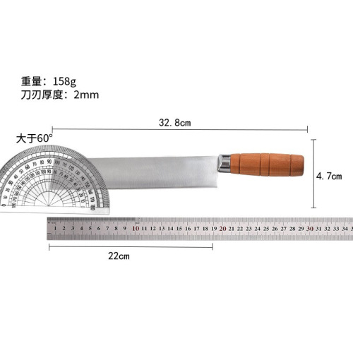 厂家批发 不锈钢片鸭刀 厨房片肉刀 锋利烤鸭片皮刀 熟食刀具