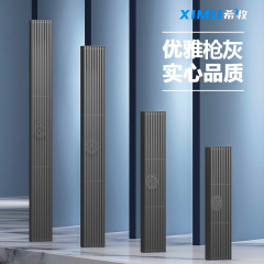 Gun gray extended bamboo raft long strip floor drain, odor and insect-proof, hotel wholesale thick side-drain 304 stainless steel long floor drain