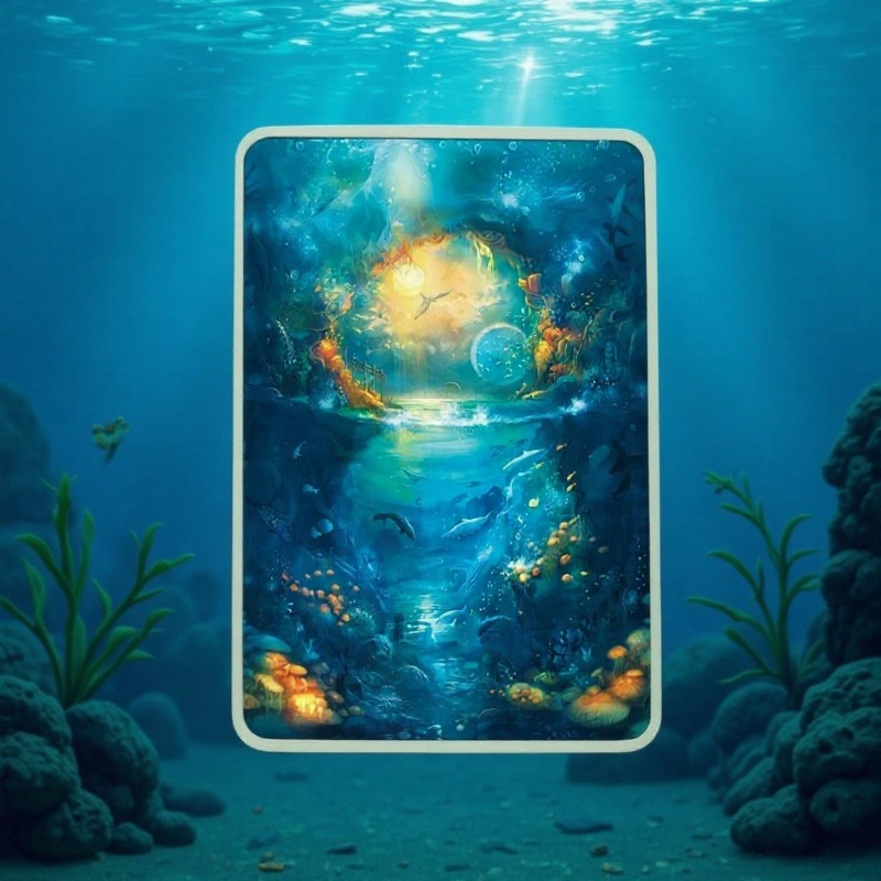 Gioco da tavolo transfrontaliero, versione inglese, carte dei tarocchi, oracolo dell'oceano_voghion.com