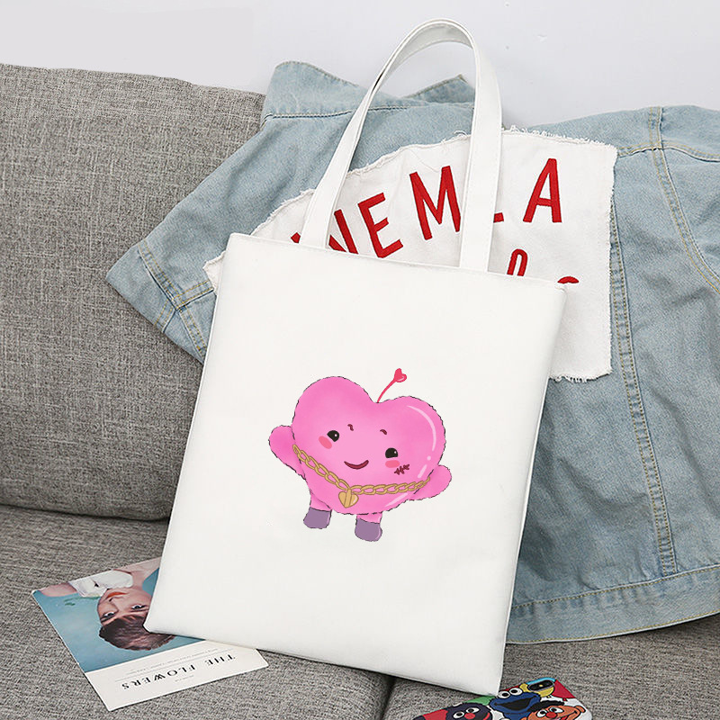 Niños calmados maxident periférico impreso lienzo bolso de hombro estudiante bolsa de compras portátil comercio exterior global