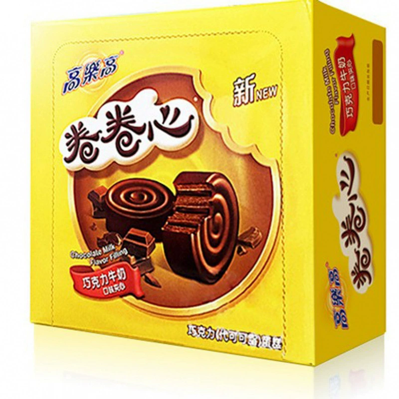 Карбонадный шоколадный молочный вкус Roll Roll 25 г* десерт в офисе западного типа сэндвич-торт 600 г фабрика