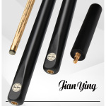 健英黑通台球杆桌球杆通杆单支小头斯诺克黑八8JY-03小头杆10.3mm