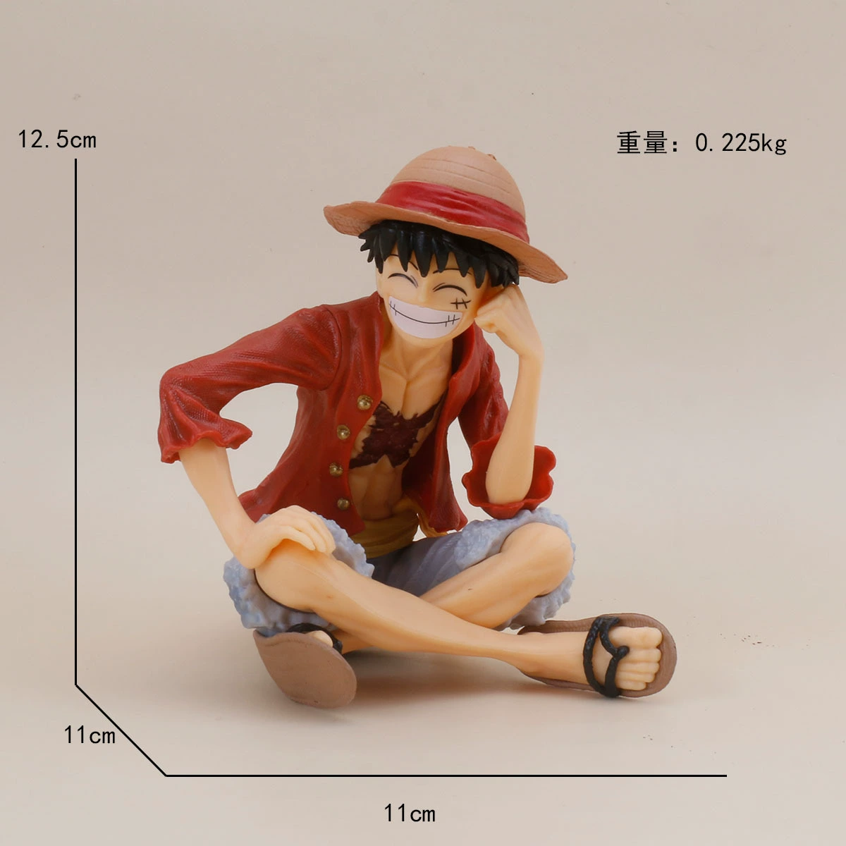 Фигура Luffy из PVC — коллекционная игрушка One Piece, несколько поз и выпусков, в пакетике или на окне