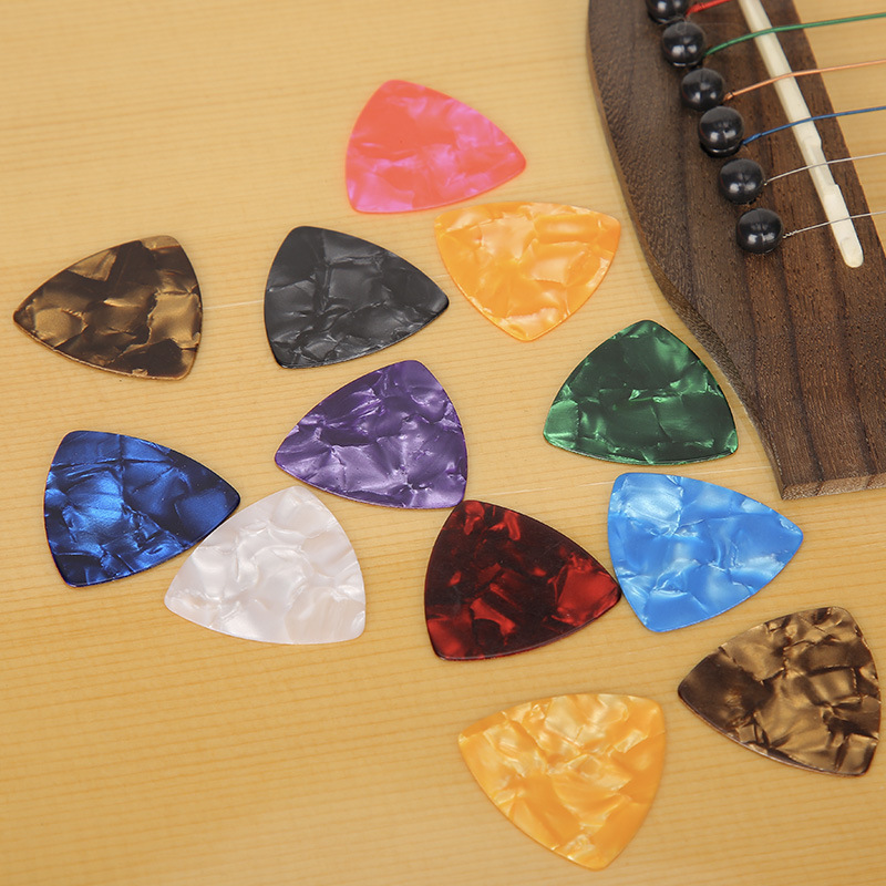 Guitar pick Folk guitar Big triangle Celluloid pick Electric guitar pick Acoustic guitar pick Sweep