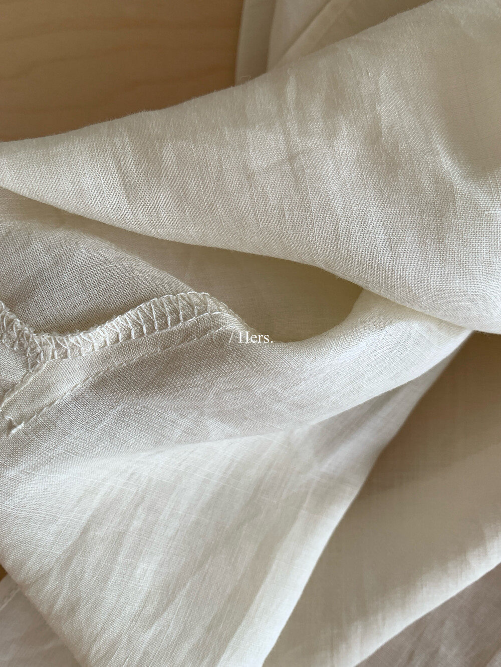 Áo sơ mi nữ linen tay ngắn cổ V phong cách Pháp — nghệ, màu hồng, màu trắng, màu mơ chi tiết 41