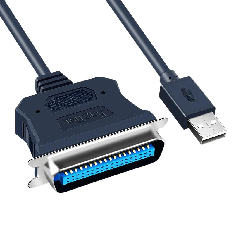 Jinghua USB к параллельной линии печати штырей DB36 игольчатый старый кабель для передачи данных принтера Высокоскоростная передача 1284