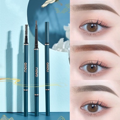 Li Jiaqi recommends NOVO Fine triangle Eyebrow pencil Lasting waterproof Anti-sweat No bleaching Not blooming beginner