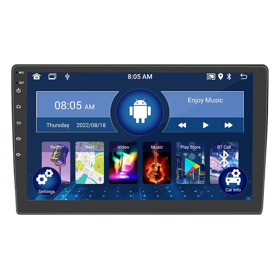 7/9/10-inch HD coche universal MP5 Bluetooth llamada coche Android GPS navegación host carplay