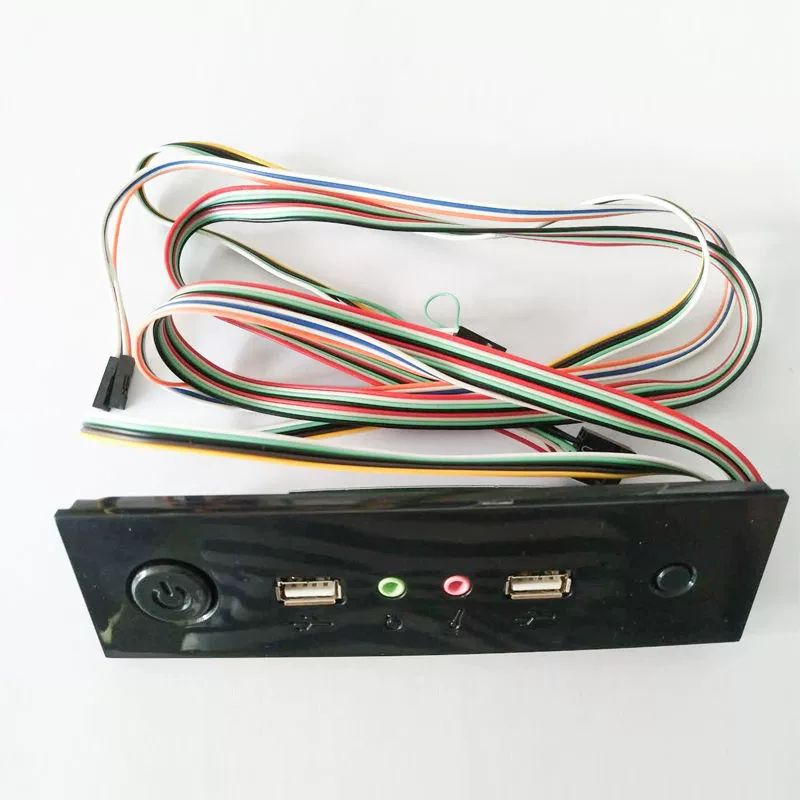 Светодиодная USB-лампа ACHD line панель для передней панели корпуса компьютера с блоком питания с передним переключением можно добавить 97 позиций оптического привода аудио