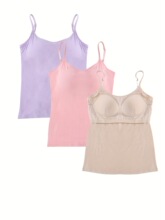 O 40031 Summer Modal Built-in Bra Camisole Ī����Ĩ�� ר