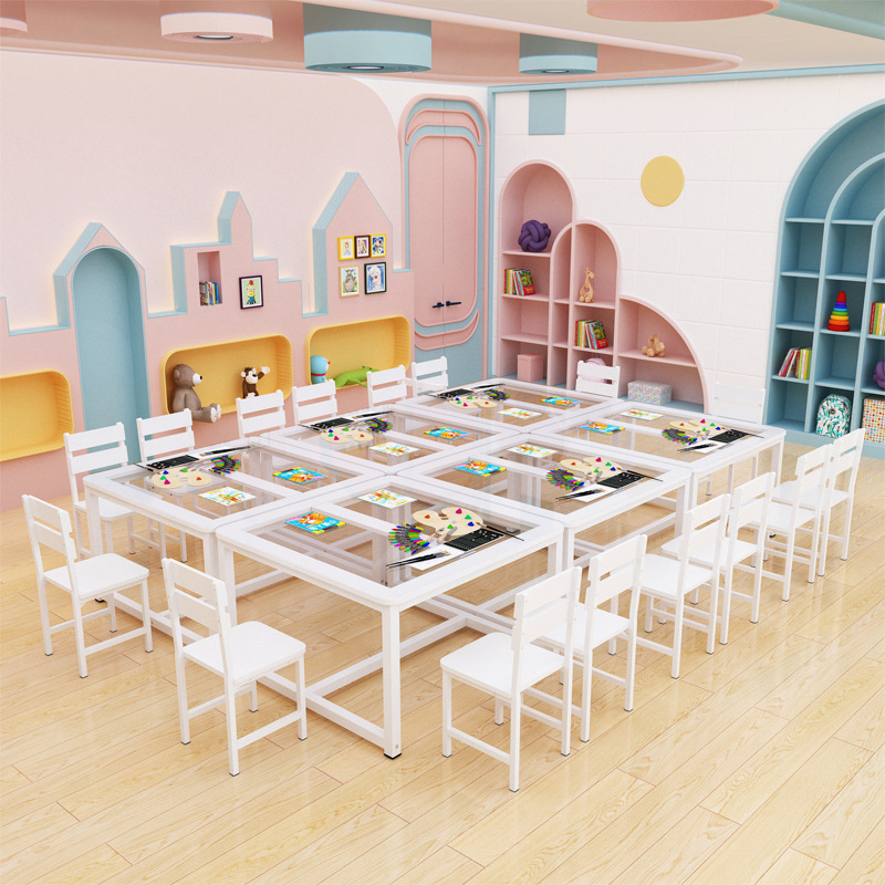 둥근 100*100*74 단일 테이블 (단일 레이어)