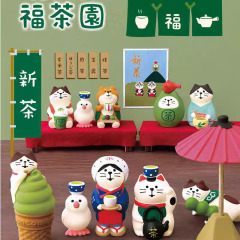 日式猫工艺品摆件 ZAKKA潮玩手办盲盒配件面包店装饰礼品树脂摆件