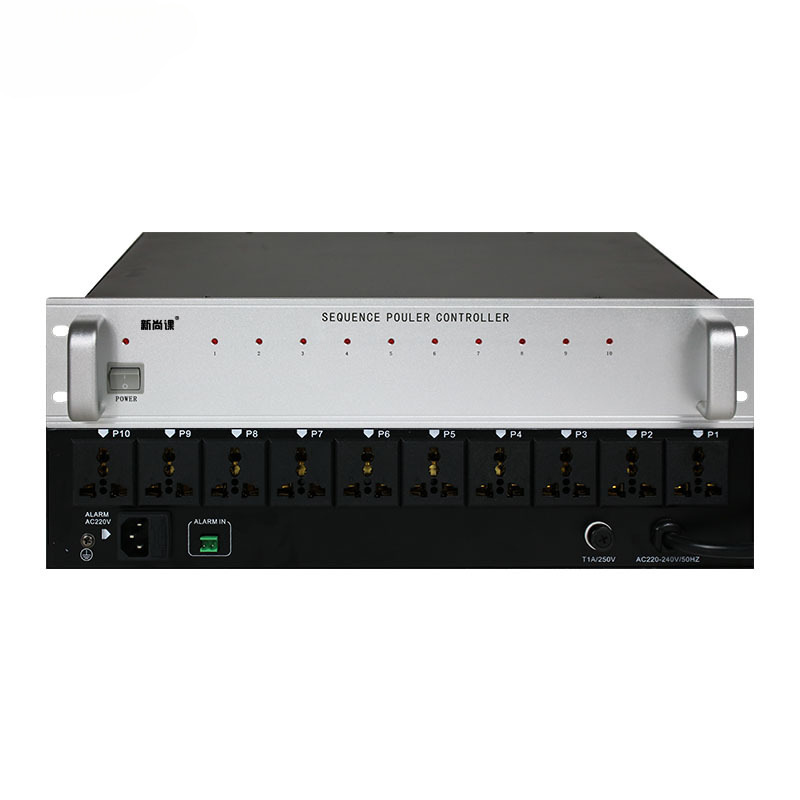 8 - 10 - 12 - 16 controlador de alimentación 220V cortocircuito disparador de gestión de radiodifusión pública temporizador de diez vías