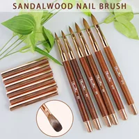 Olasalon 100% чистый колинский акриловый щетка для ногтей DIY домашний салон щетка для ногтей оптом