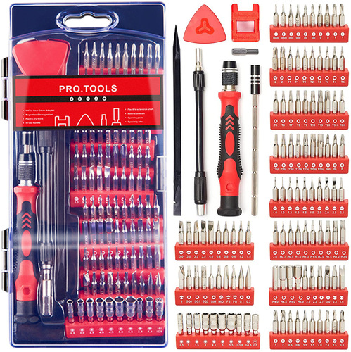 124-in-1 multi-purpose manual screwdriver set iphone mobile computer household manual screwdriver set
