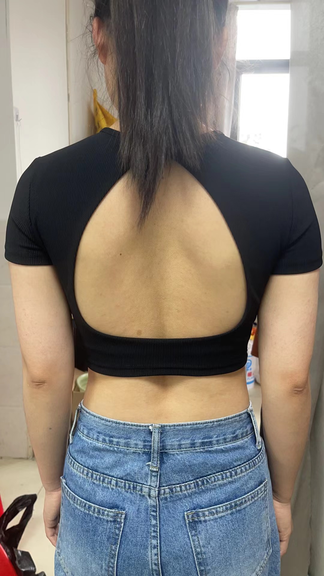 AS24-125 반소매 블랙