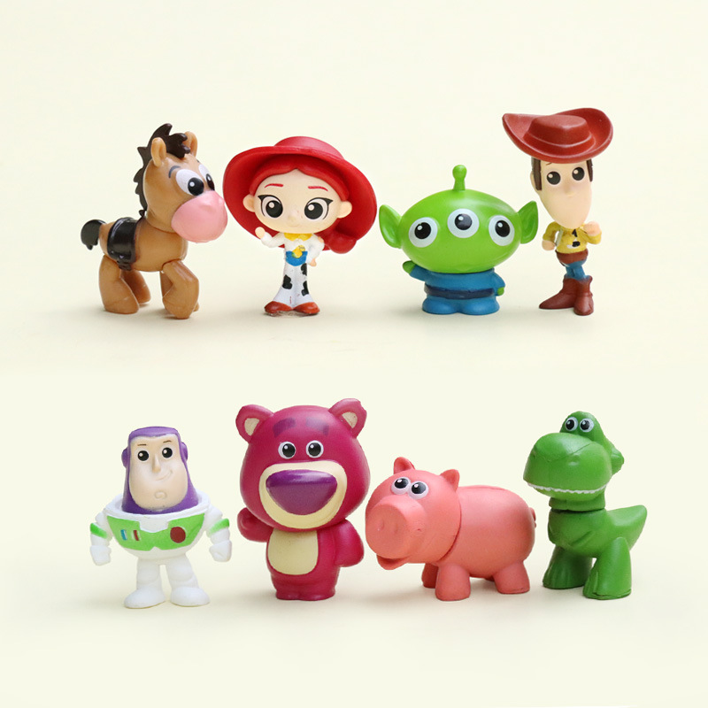 新品动漫卡通玩偶牛仔警长太空骑警人偶模型桌面车载摆件跨境批发