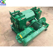 小型废旧钢筋调直机 双电机式钢筋矫直机 建筑工地钢筋调直设备