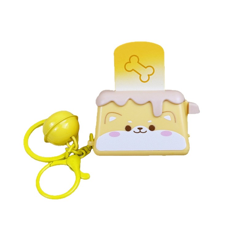 クリエイティブ新商品カピバラのパンマシンシリーズアニメかわいいパンダのキーホルダートーストのキーホルダー|undefined