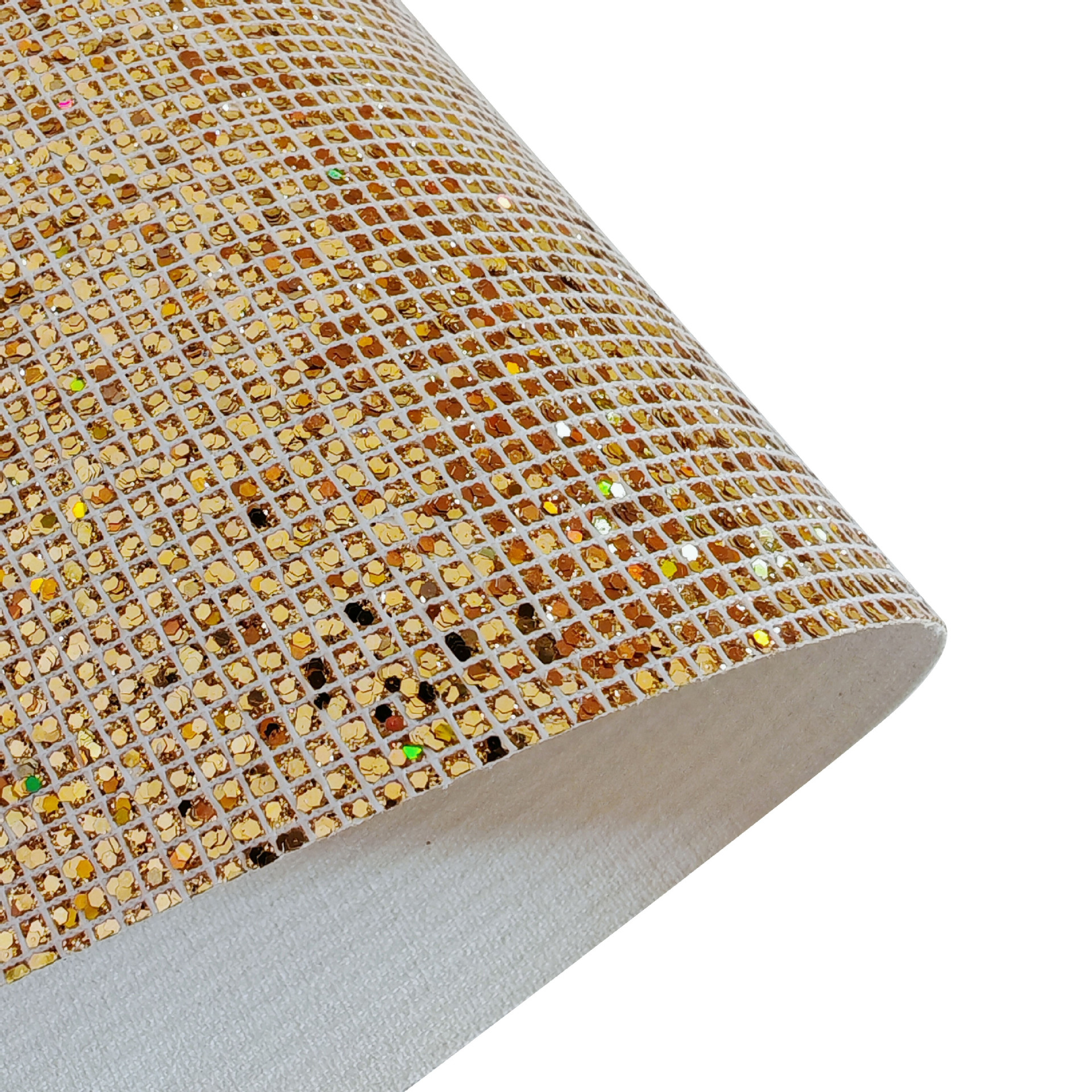 #4 화이트 메쉬 레이저 골드