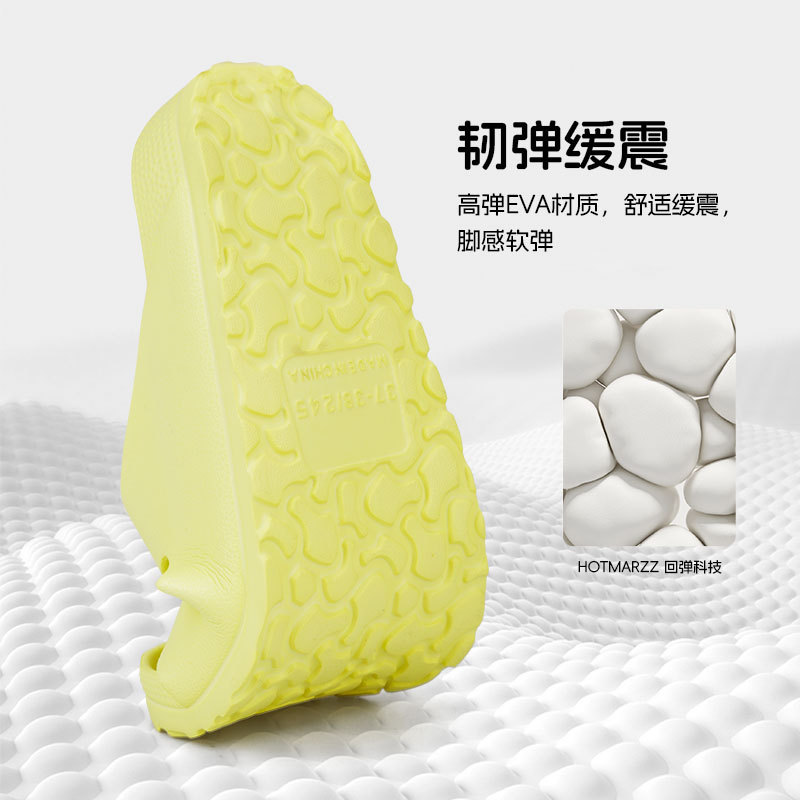 hotmarzz黑玛 拖鞋女夏季外穿足弓新款凉拖平底防滑软底沙滩凉鞋|undefined