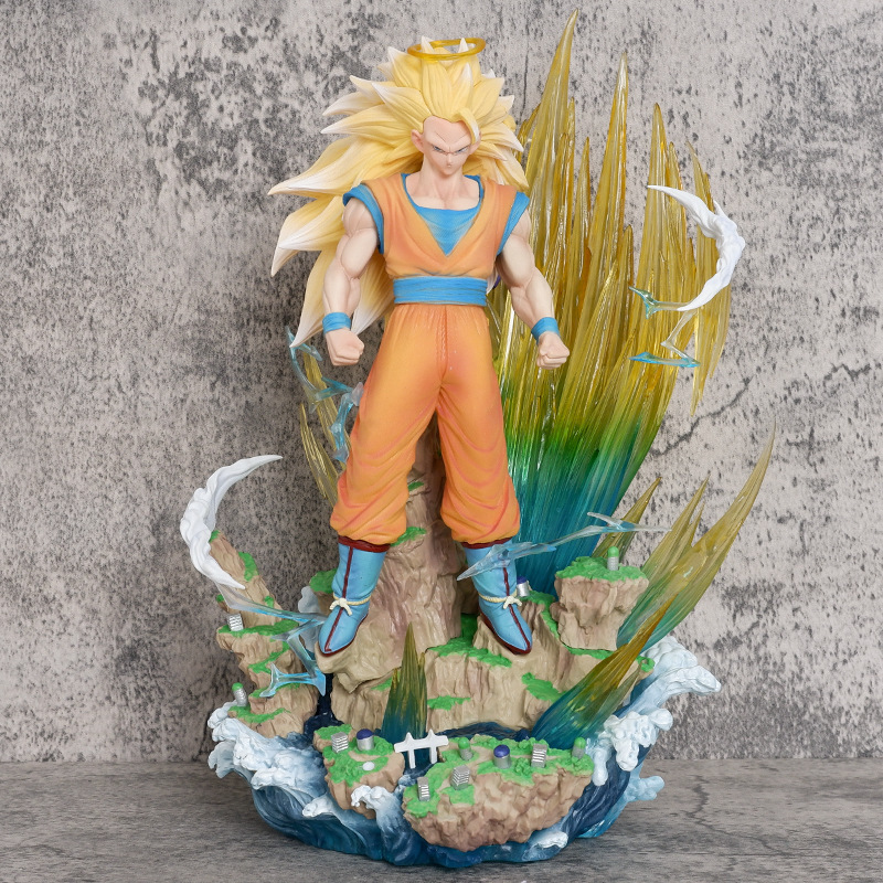 ドラゴンボールgk無限初超三孫悟空フィギュアシーン良質版彫像模型置物プレゼント|undefined