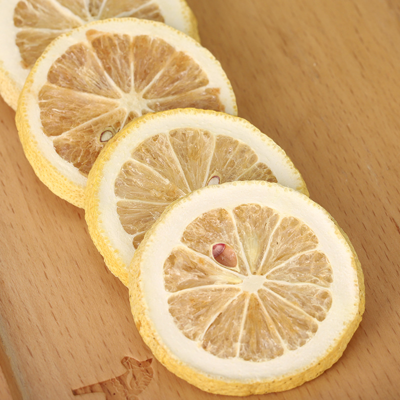 Dried Lemon Slices, Freeze-Dried, Individually Packaged, Honey Lemon, Factory Wholesale, Fruits, Dried Lemon Slices, Fruit for Herbal Tea