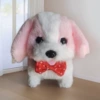 Bow tie saint bernard pink