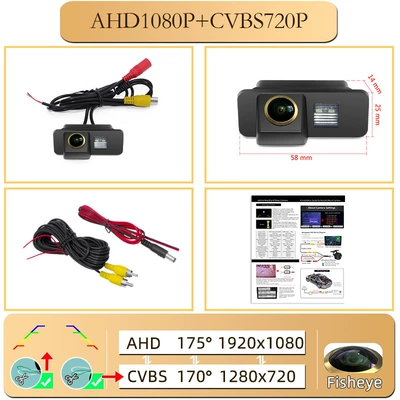 Ccd, Vehicle camera - golden-lens-ford-winning-focus-hatchback-ahd1080pcvbs-dual-control